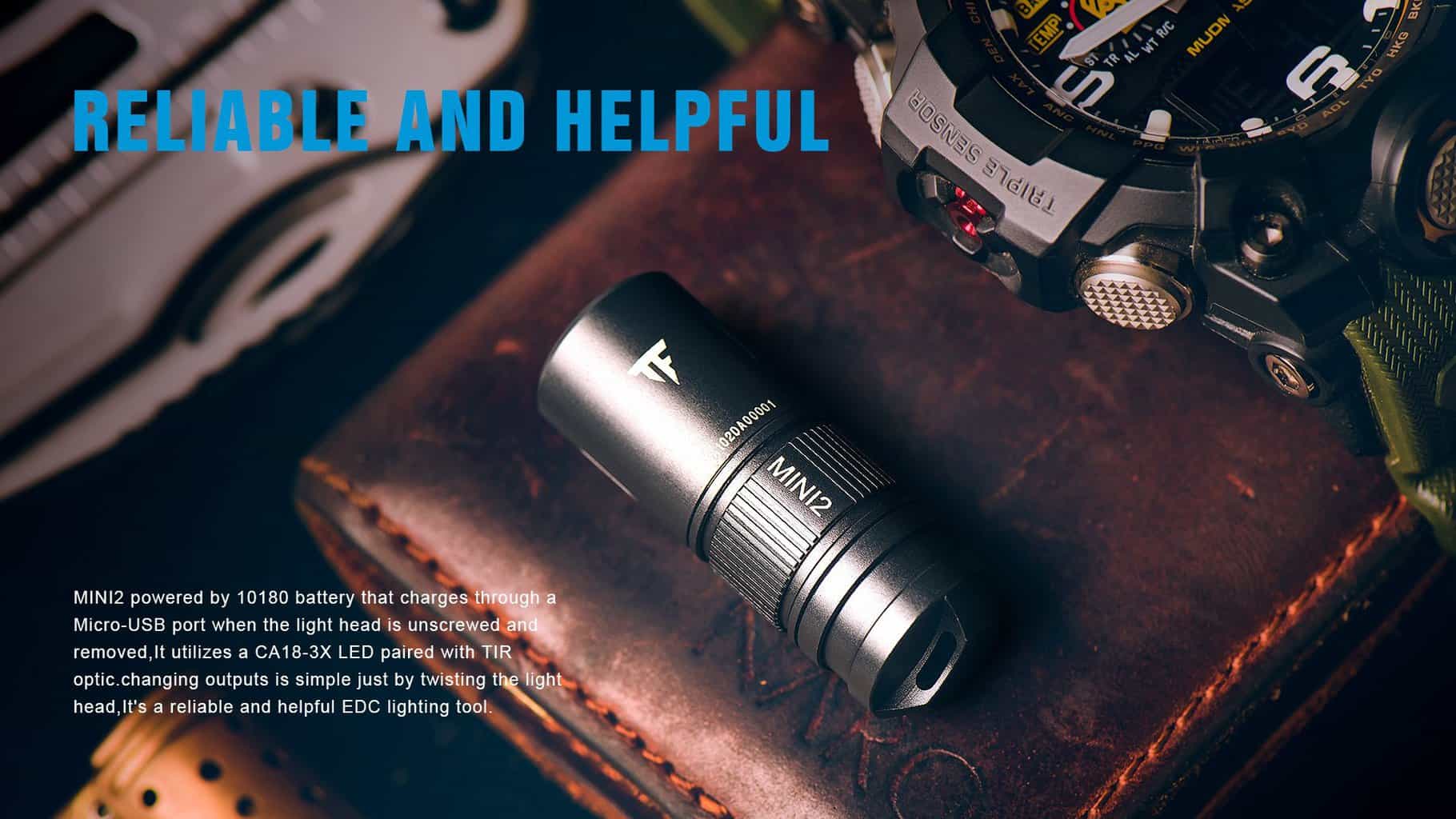TrustFire Mini2 Keychain Flashlight