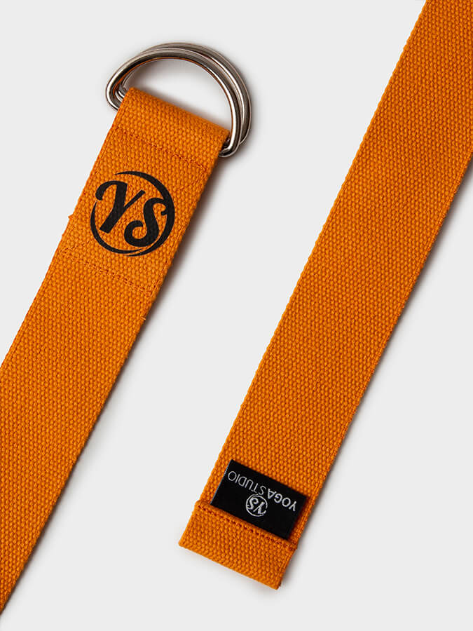 GOTS Organic Cotton D-Ring 2.5m Yoga Belt Strap