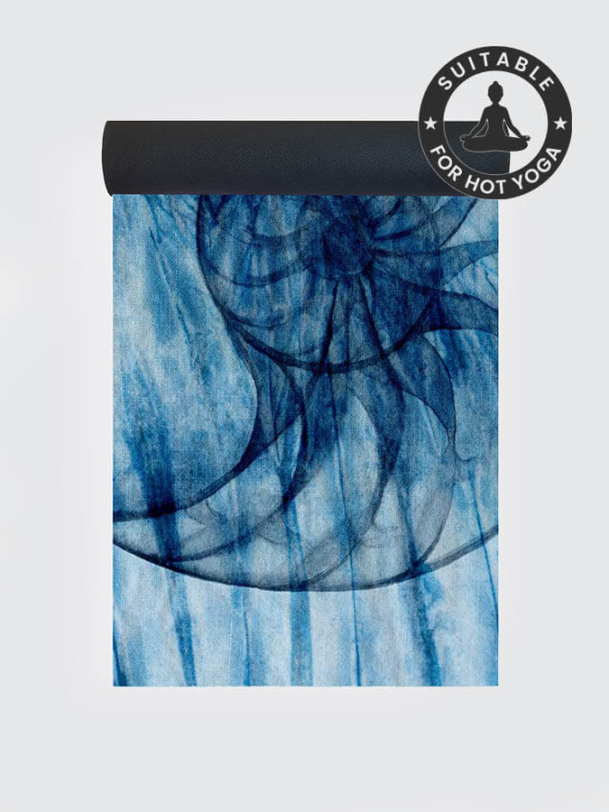 Vegan Suede Microfiber Yoga Mat 4mm Seashell