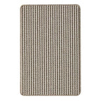 Twist Stripe Washable Mat or Runner Beige