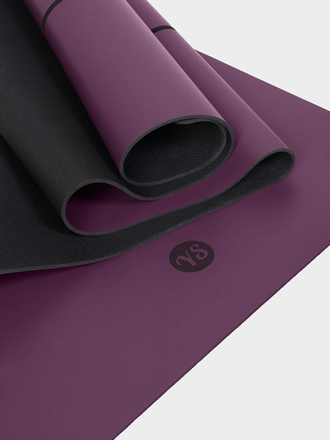 The Grip Alignment Yoga Mat 4mm Soft Purple