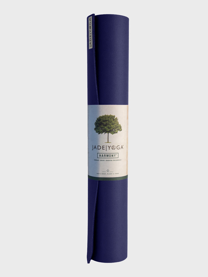 Jade Yoga Harmony 68" Inch Yoga Mat 5mm Midnight Blue