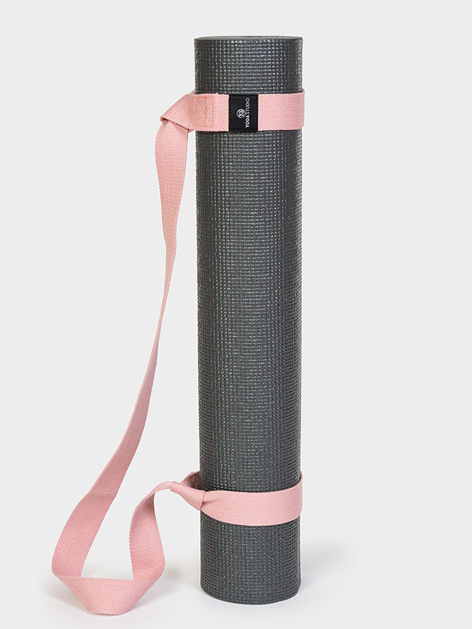 Yoga Studio Organic Cotton Yoga Mat Strap Carrier Dusty Pink