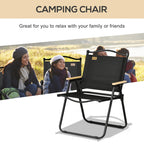 Oxford Fabric Folding Camping Chair | Lightweight & Portable | 2 Colours