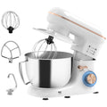 Electric Stand Mixer, 4.5L Food Mixer with Dough Hook, Whisk White