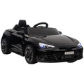 Audi RS e-tron GT Licensed 12V Kids Electric Ride on W/ Remote, Black
