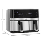 Dual Zone Air Fryer 8.5L with SYNCFinish 2700W - 2x the Taste, Double the Speed, Precision