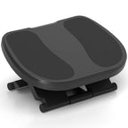 Adjustable Under-Desk Footrest Height Angle Tilt Anti-Slip Compact Health