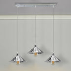 3 Head Rectangle Base Industrial Vintage Ceiling Pendant Light Shade Hanging Lamp