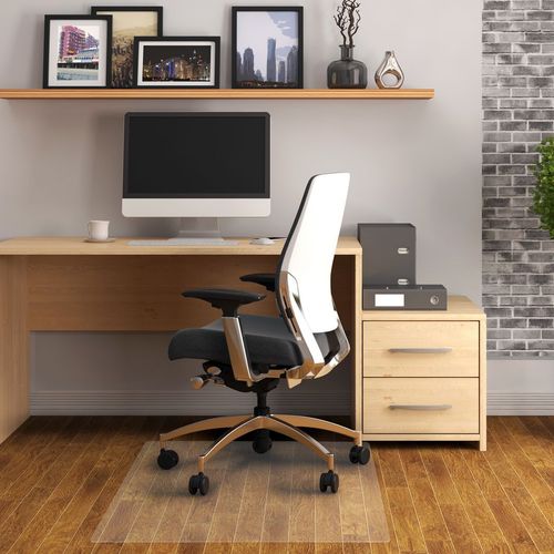 Vinyl Rectangular Chair Mat for Hard Floor - 116 x 150cm