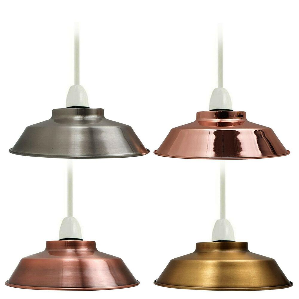 Retro Style Light Shades Modern Ceiling Pendant Lampshades Metal