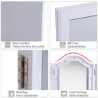 Lighted Tri-Fold Vanity Mirror Large Cosmetic Mirror LED Lights White