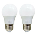 E27 5W Energy Saving Warm White LED Light Bulbs A60 E27 Screw-in non dimmable bulbs in White Pack 2