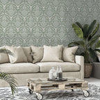 Stag Damask Sage Green - for All Demographics!