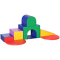 7 Pieces Foam Soft Play Set Kids Indoor Climbers Play Structures Toddler Educational Play