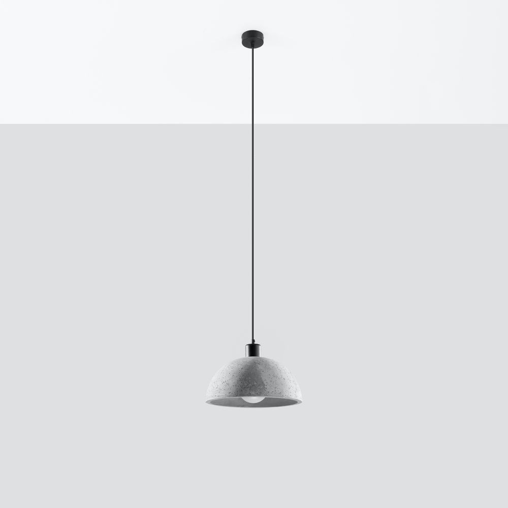 Elegant Industrial Pendant Lamp - Pablito Design - Concrete Texture - E27 Socket