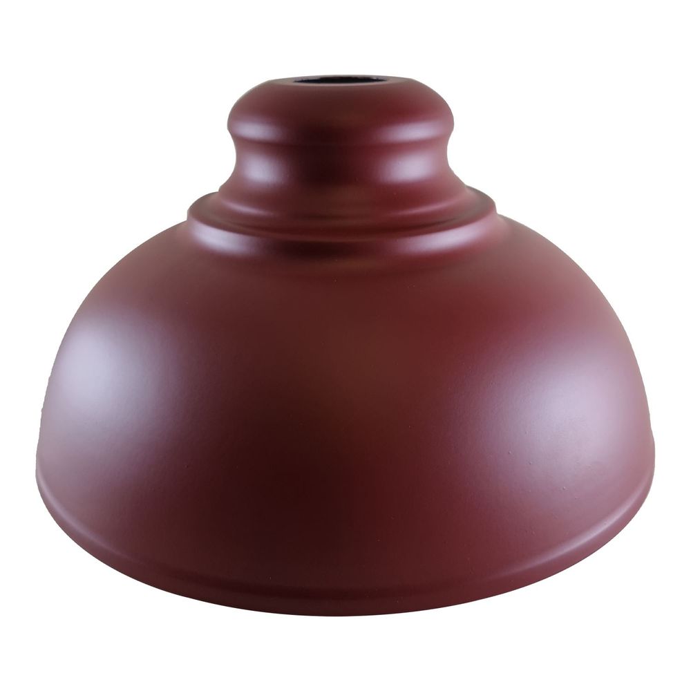 Modern Industrial Metal Easy Fit Curvy Shape Lamp Shade For Living Room Kitchen Dining Table Bedroom Burgundy
