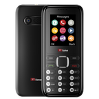 Black Dual SIM Mobile - USB Cable, Pay As You Go