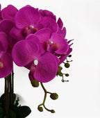 85cm Dark Pink Artificial Bush Orchid - Stunning Quality