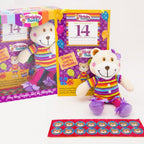 Birthday Buddy (Girl) & (Boy) Toy - Countdown, Plush Bear, Calendar, Stickers!