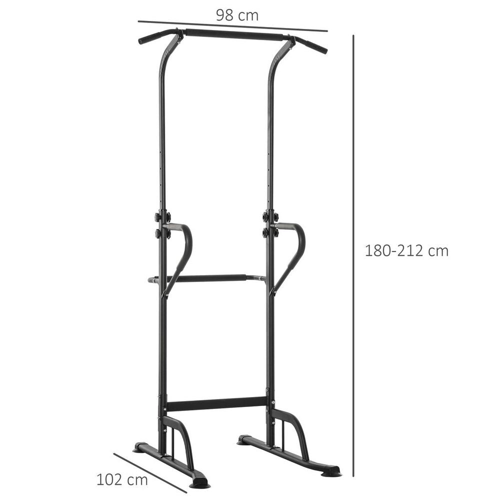 Multipurpose Power Tower for Home Gym - Pull Up Bar, Dip Station, Push Up Equipment - Professional Quality