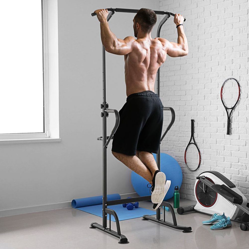 Multipurpose Power Tower for Home Gym - Pull Up Bar, Dip Station, Push Up Equipment - Professional Quality
