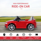 12V Battery Licensed Audi TT Ride On Car w/ Remote Headlight MP3 Red