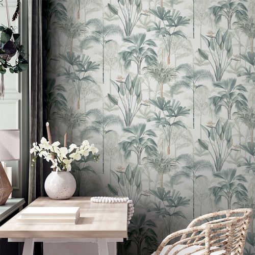 King Palm Green wallpaper