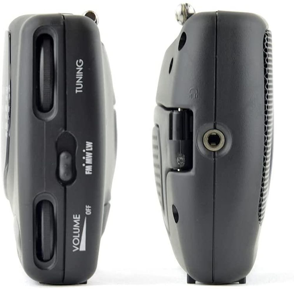 Lloytron Sports Personal Radio - 3 Band MW/FM/LW - Easy Find Tuning Window - Earphones Included