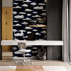 Stars & Clouds Navy - Attention to Detail