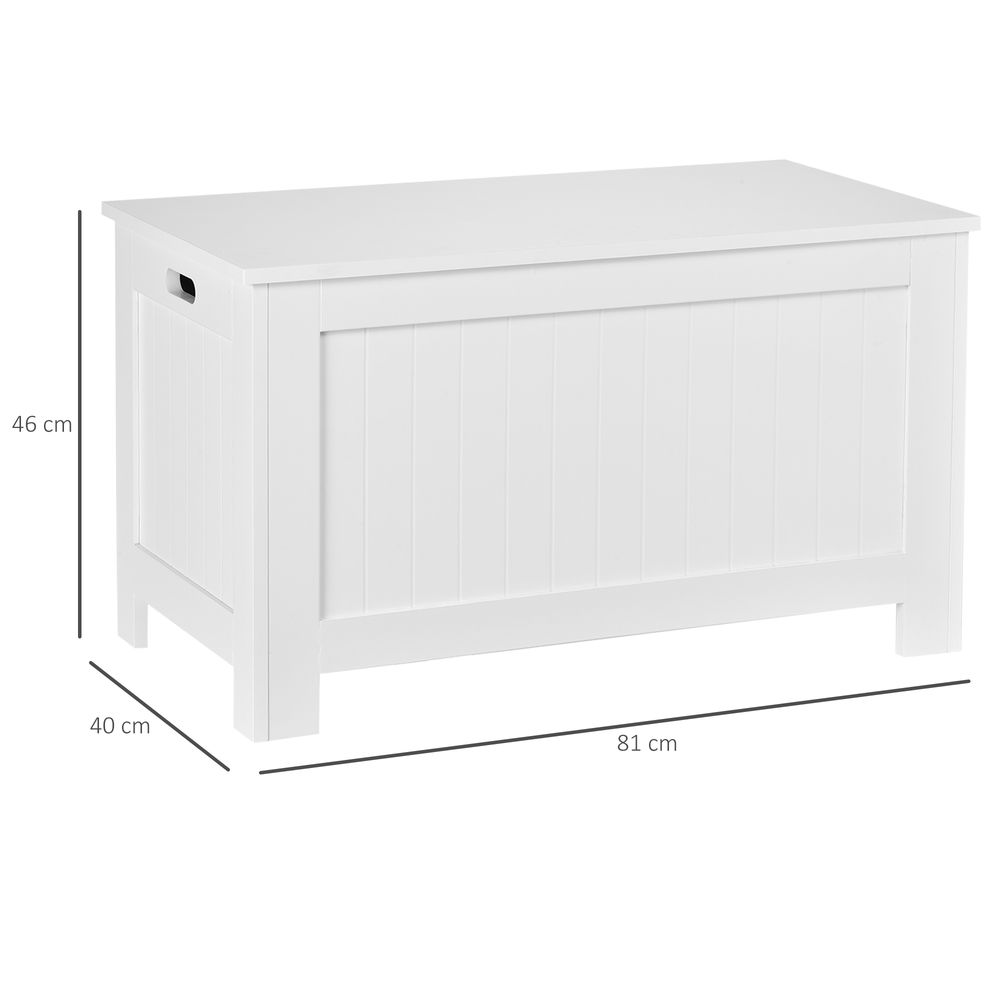 Large Storage Box Toy Chest with Lid & Safety Hinges