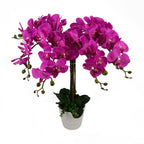 85cm Dark Pink Artificial Deluxe Orchid - and Exquisite Craftsmanship