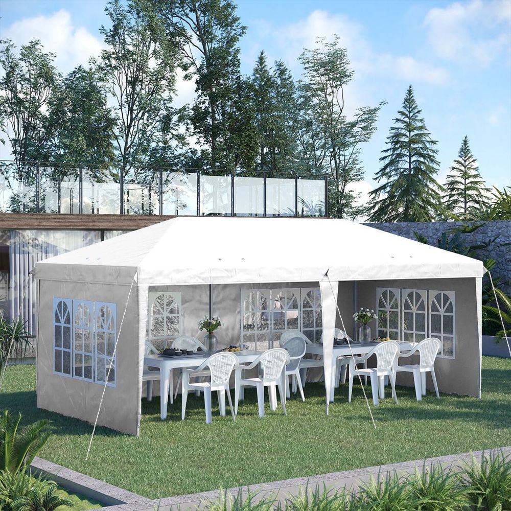 3x6m Gazebo Marquee Tent with Storage Bag - Ideal for Parties and Events