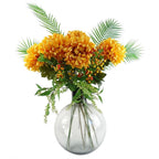 Artificial Orange Berry Spray - Ideal for Decorations and Arrangements - 70cm Height