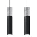 Modern Pendant Lamp: Steel & Concrete Design, Stylish - for Any Interior!