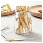 50-Pack Eco-Friendly Bamboo Skewer Forks - Ideal for BBQs, Parties, and More