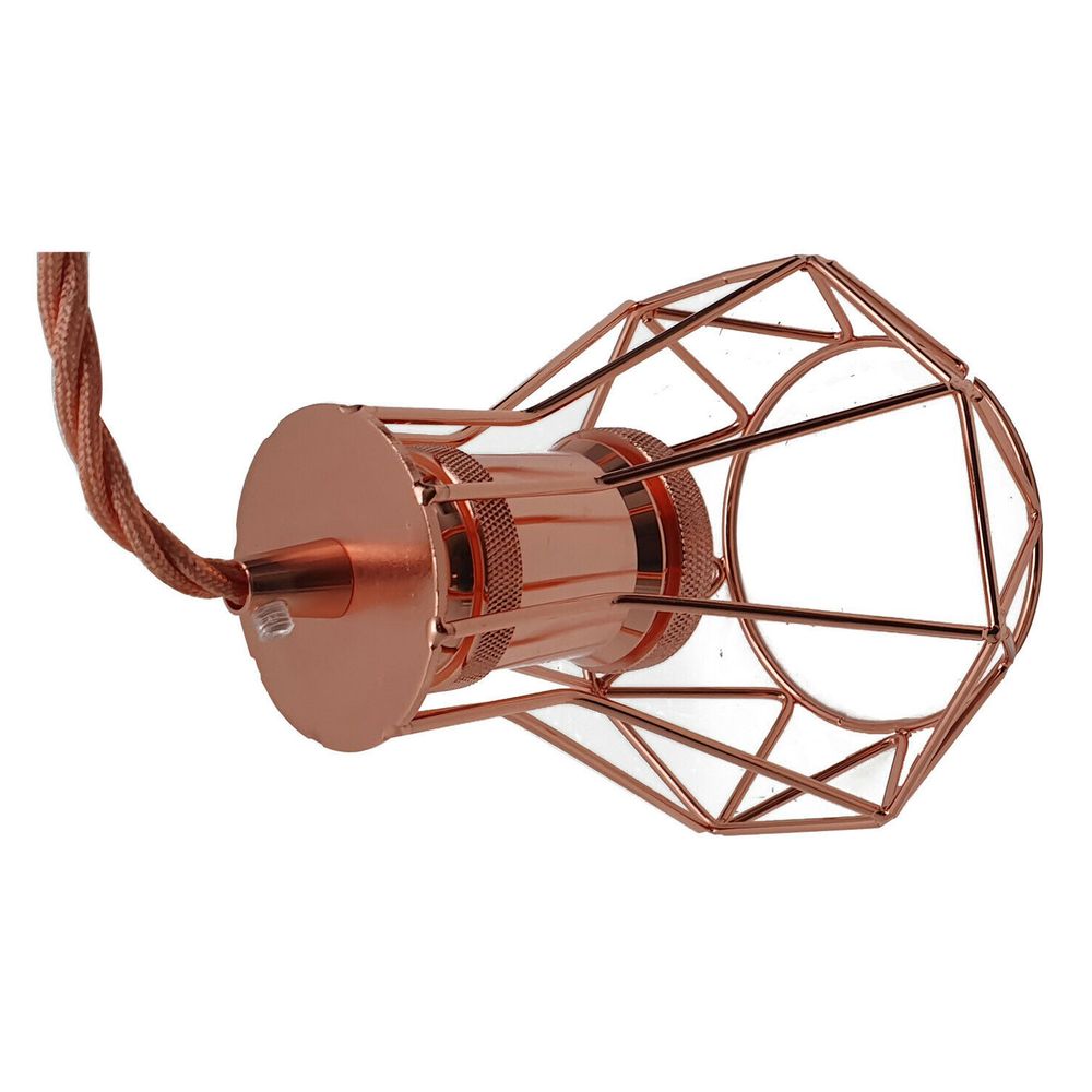 Vintage Industrial Metal Wire Cage Wall Lamp Guard Retro Light Shade Protection