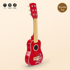 Red Guitar - Hours of Creative Playtime, Realistic Design, Quality, Ideal Gift