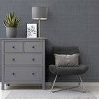 Luxury Weave Texture Dark Grey Throw Pillow - Attention to Detail
