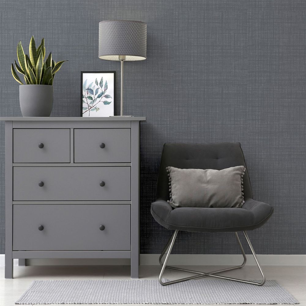 Luxury Weave Texture Dark Grey Throw Pillow - Attention to Detail