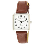 Women's Rectangular Fashion Watch - White Face, Multiple Colors