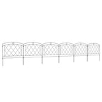 Metal Decorative Garden Fencing: 6PCs 24in x 12ft