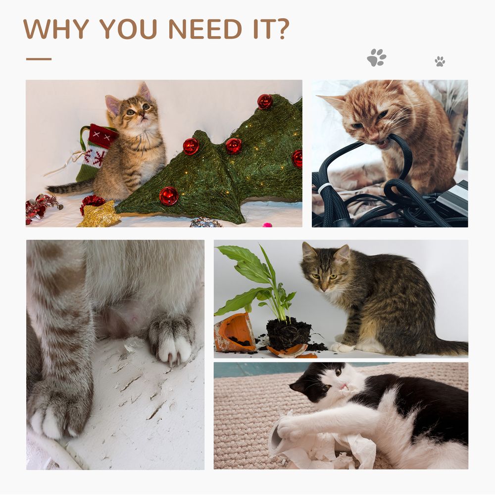 Cat Tree for Indoor Cats Pet Activity Centre Kitty Condo Climbing Scratching Post with Toys 4-tier 114cm Tall Beige