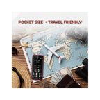Black Dual SIM Mobile w/ USB Cable - Unlocked for any SIM card, Pay As You Go SIM Included