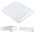 6 X 10m UV Resistant Waterproof Plastic Polytunnel Cover, Clear