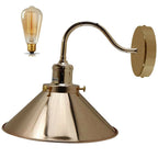 Vintage Industrial Wall Sconce Gooseneck Arm Indoor Lighting~1196