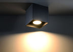 QUAD 1 Black Ceiling Lamp: Modern Loft Design LED GU10 - Stylish Lighting Solution