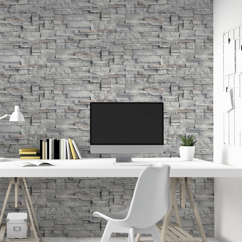 Ultra-Durable Slate Wall Grey: Elegantly Neutral, for Any Space!