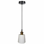 Single Industrial White Vintage Modern Ceiling Hanging Pendant Lamp
