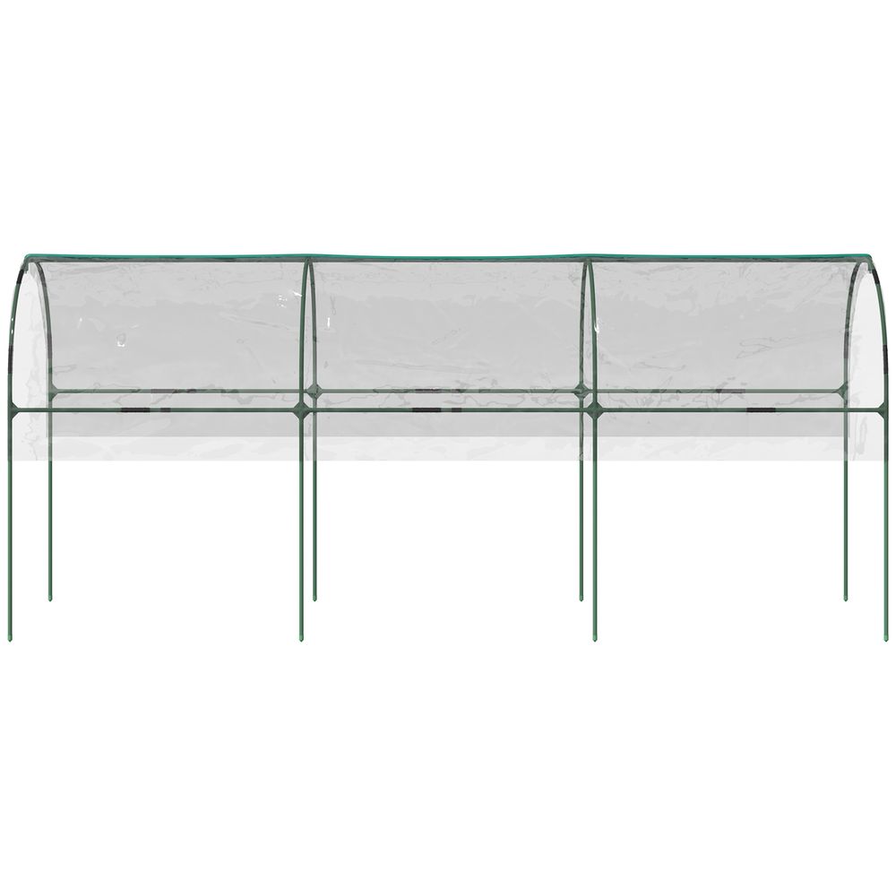 Tomato Greenhouse with Top Tap, Pointed Bottom and Guy Ropes, Clear